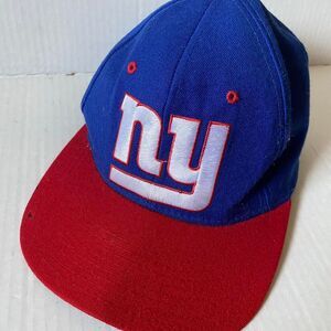 Vintage 90s STARTER NY Giants Adjustable Snapback 100% Wool